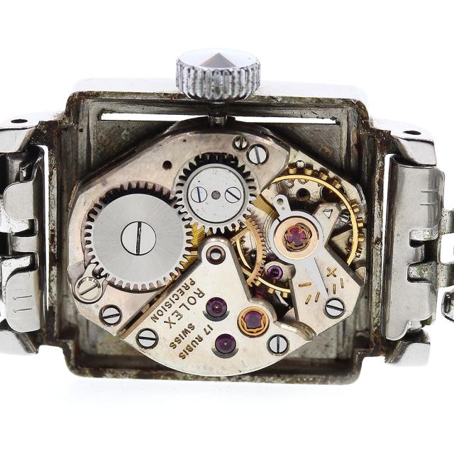 ROLEX Precision 3458 手巻き時計 シルバー文字盤(Rolex Oyster ROLEX Precision 3458 手巻き時計 シルバー文字盤(Rolex Oyster
