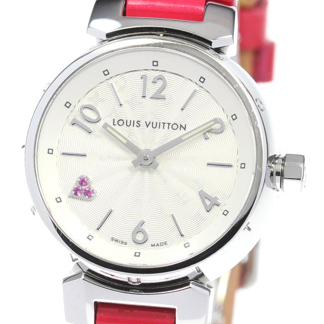 ルイ・ヴィトン LOUIS VUITTON Q1218 タンブール ハート クォーツ レディース 良品 _837075