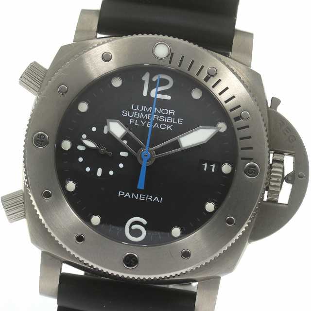 パネライ PANERAI PAM00614 ルミノール サブマーシブル 1950 3デイズ クロノフライバック チタニオ 自動巻き メンズ 箱・保証書付き_837380の通販は 430,551円