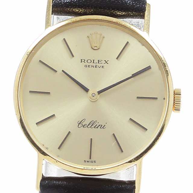 ジャンク ロレックス ROLEX 3810 チェリーニ K18YG cal.1600 手巻き レディース _793100の通販は 103,673円