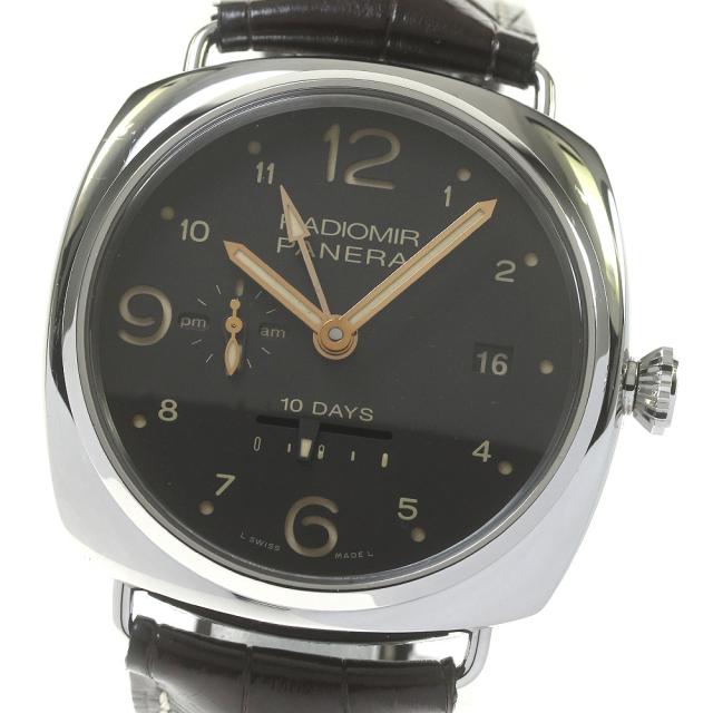 パネライ PANERAI PAM00391 ラジオミール 10デイズ GMT 自動巻き メンズ 保証書付き_837301の通販は