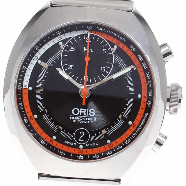 オリス ORIS 7564 クロノリス デイト 自動巻き メンズ 保証書付き_828479