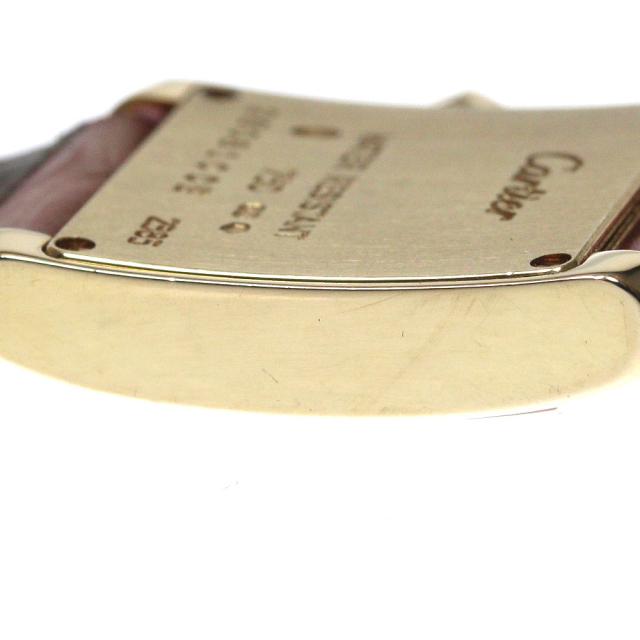 カルティエ CARTIER タンフラSM K18YG クォーツ レディース 保証書付き  