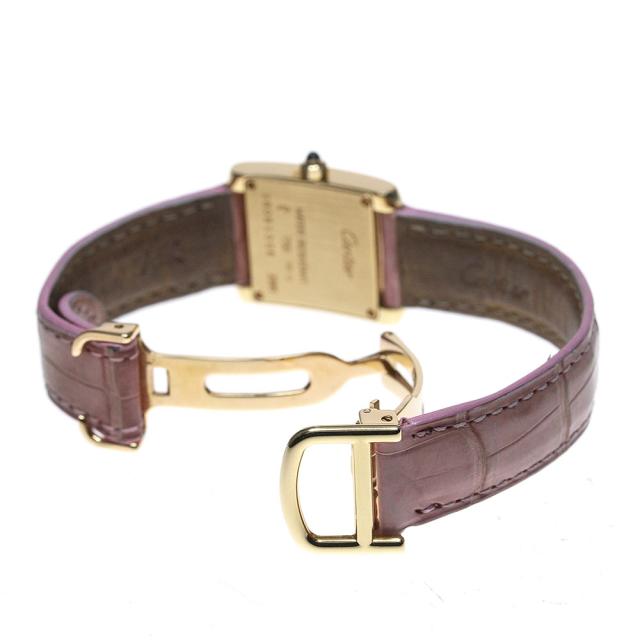 カルティエ CARTIER タンフラSM K18YG クォーツ レディース 保証書付き  