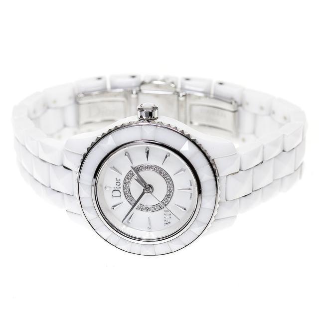 クリスチャンディオール Christian Dior CD1221E2 ？オンユイット クォーツ レディース 良品 _839243_1