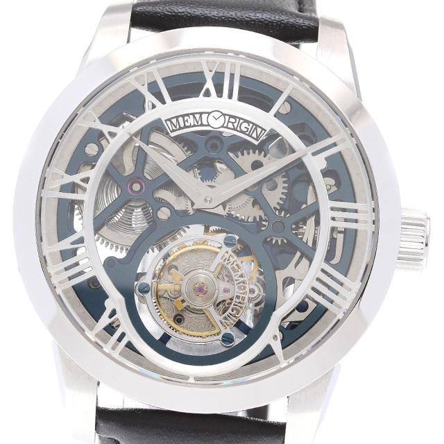 メモリジン MEMORIGIN 4894379053080 オースピシャス トゥールビヨン 手巻き メンズ 箱・保証書付き_839176の通販は 90,629円