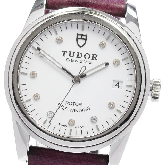 チュードル TUDOR 55000 グラマー デイト 10Pダイヤ 自動巻き メンズ _837786の通販は