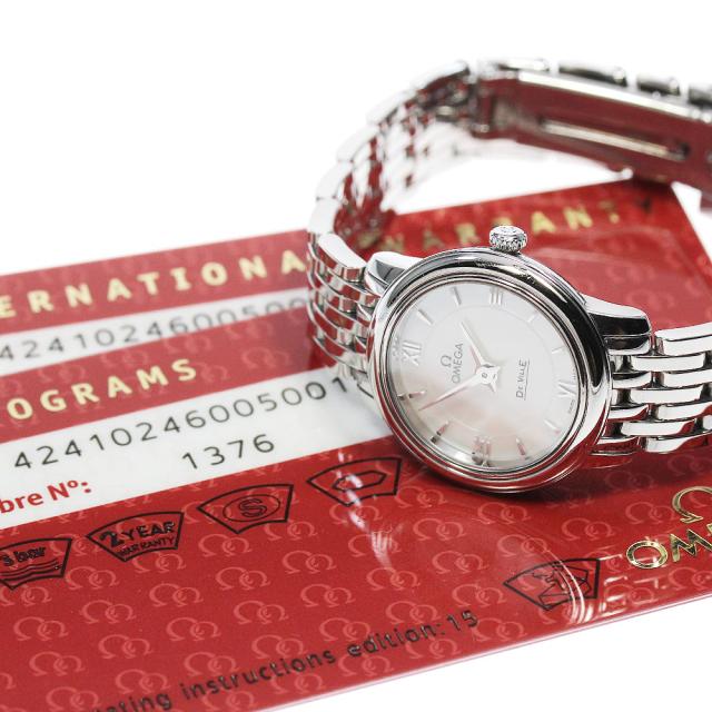 オメガ OMEGA 424.10.24.60.05.001 デビル プレステージ クォーツ レディース 保証書付き_840794の通販は