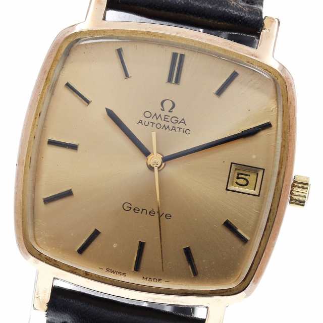 オメガ OMEGA 162.0060 ジュネーブ スクエア デイト cal.1012 自動巻き メンズ _838603