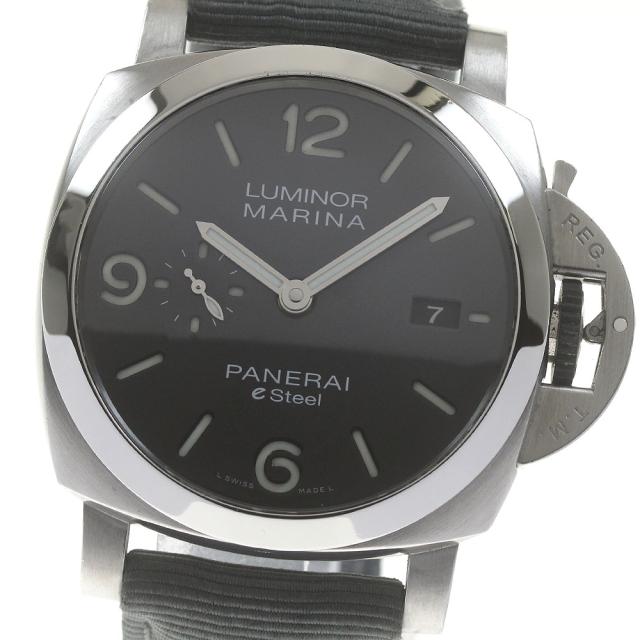 パネライ PANERAI PAM01358 ルミノールマリーナ eSteel Grigio Roccia スモールセコンド 自動巻き メンズ 良品 箱・保証書付き_840624の通販は