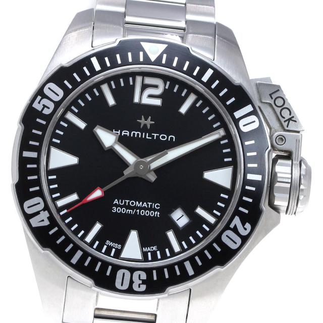 ハミルトン HAMILTON H776050 カーキネイビー オープンウォーター デイト 自動巻き メンズ 箱・保証書付き_839716の通販は腕時計メンズ