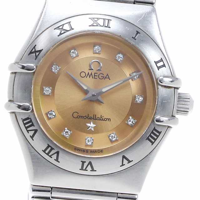 オメガ OMEGA 1564.65 コンステレーション シンディクロフォード 12Pダイヤ クォーツ レディース _830343の通販は