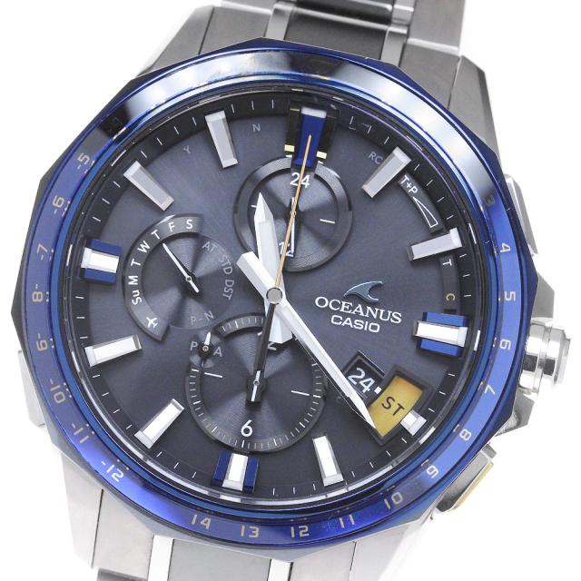 カシオ CASIO OCW-G2000E-1AJF オシアナス デイデイト ソーラー電波 メンズ 保証書付き_843602の通販は