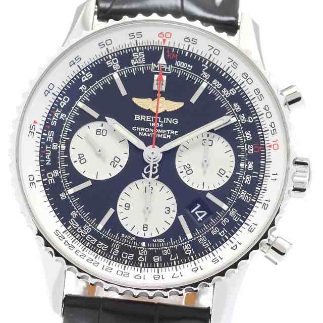 ブライトリング BREITLING AB0121 ナビタイマー 01 クロノグラフ デイト 自動巻き メンズ 美品 _840167の通販は