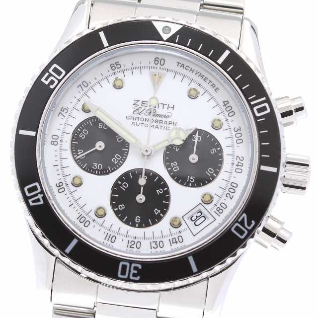 ゼニス ZENITH 02.0310.400 エルプリメロ デルッカ クロノグラフ 自動巻き メンズ 内箱付き メーカーOH済_820006の通販は 417,120円