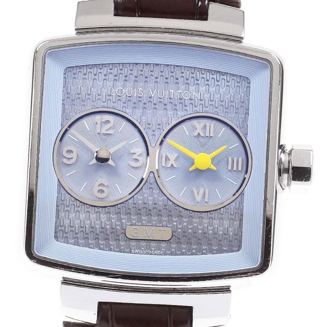 ルイ・ヴィトン LOUIS VUITTON Q2371 スピーディデュオジェット GMT クォーツ レディース _839582