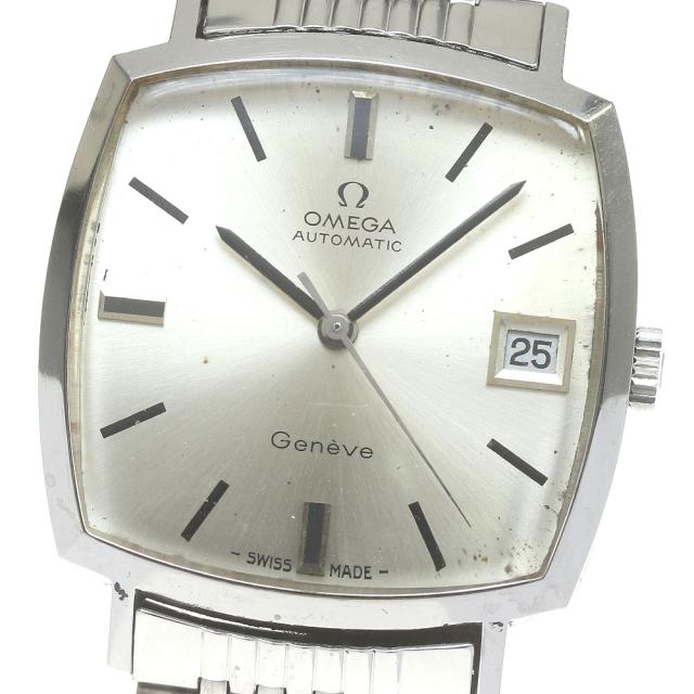 オメガ OMEGA 162.0010 ジュネーブ デイト スクエア Cal.565 自動巻き 