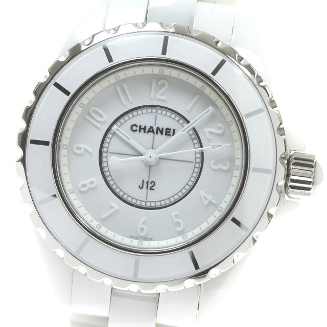 シャネル CHANEL H3442 J12 ホワイトファントム クォーツ レディース _843833の通販は 174,900円