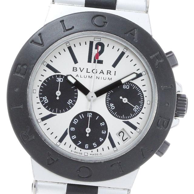 ブルガリ BVLGARI AC38TA アルミニウム クロノグラフ 自動巻き メンズ _844832の通販は