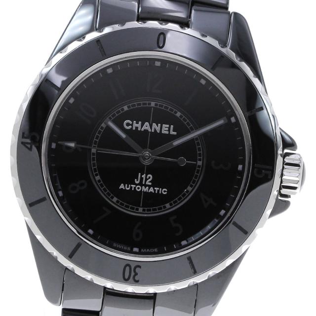 シャネル CHANEL H6185 J12 ファントム 自動巻き メンズ 箱・保証書付き_844792