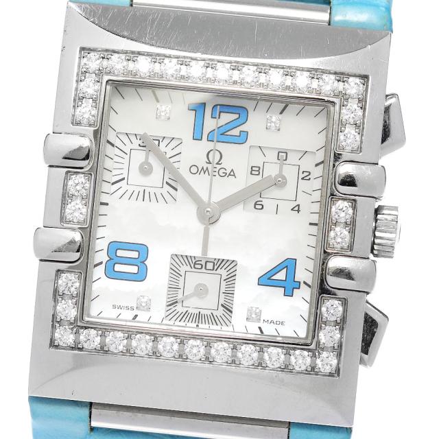 オメガ OMEGA 1847.76.61 コンステレーション クアドラ ダイヤベゼル  