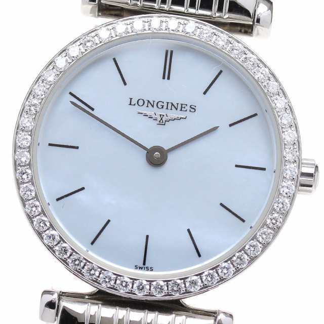 ロンジン LONGINES L4.241.0 グランドクラシック ダイヤベゼル クォーツ レディース 良品 保証書付き_844487の通販は