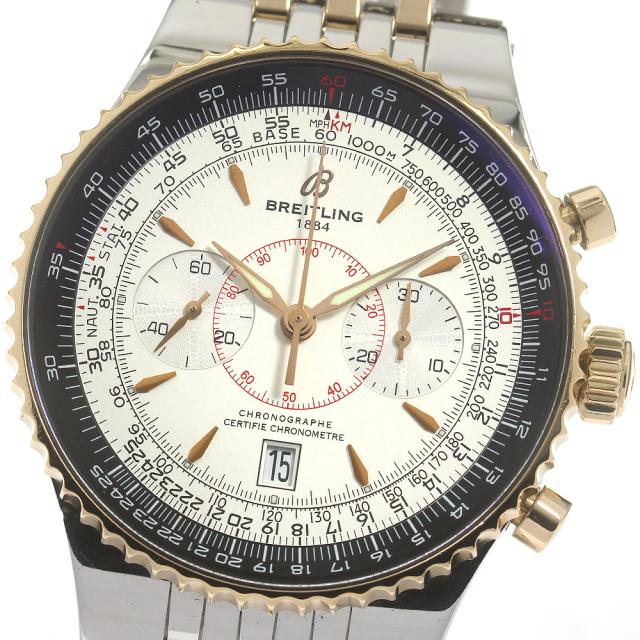 ブライトリング BREITLING A23350 ナビタイマー モンブリラン レジェンド K18PG クロノグラフ 自動巻き メンズ 箱・保証書付き_843508の通販は