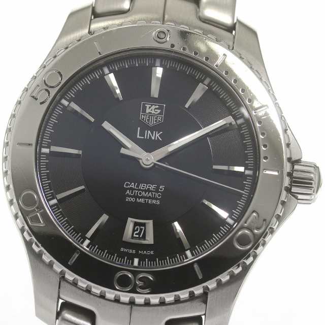 最旬トレンドパンツ タグホイヤー TAG HEUER WJ201A リンク キャリバー5 デイト 自動 リンク