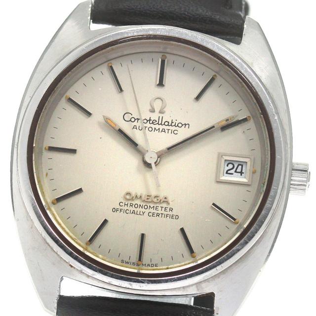 1円～ オメガ 時計 コンステレーション 168.0056 Cal1011 自動巻き AT デイト メンズ(v0048244500) 1円～ オメガ Cal1011 168.0056 コンステレーション メンズ 腕時計
