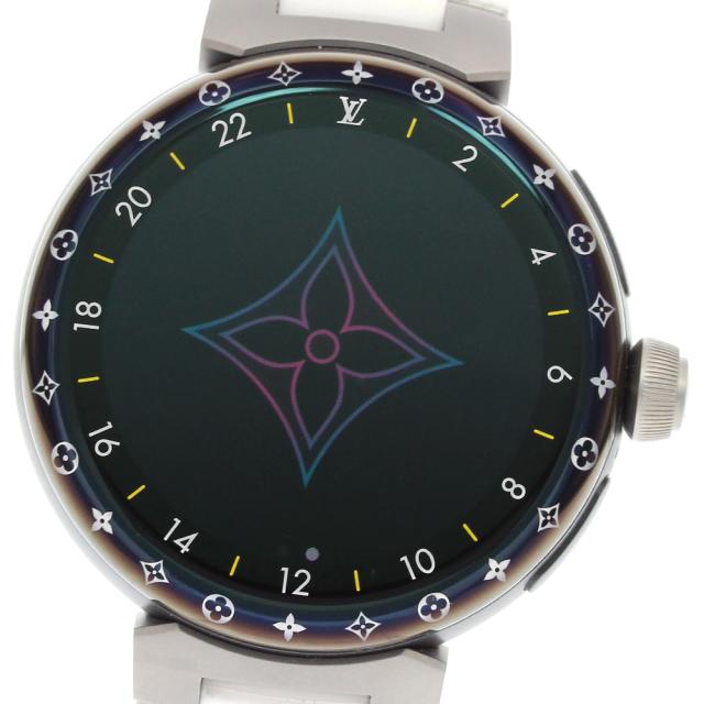 ルイ・ヴィトン LOUIS VUITTON QAD0 タンブール ホライゾン ライトアップ クォーツ メンズ 良品 箱付き_845324の通販は 170,390円
