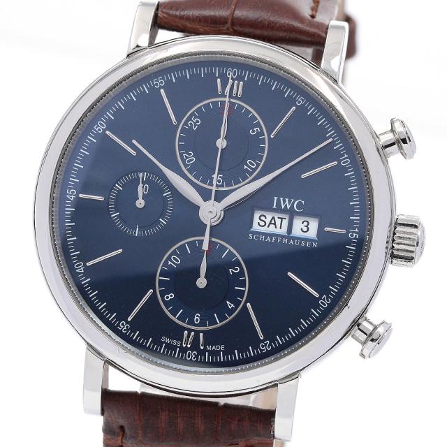 IWC IWC SCHAFFHAUSEN IW391019 ポートフィノ クロノグラフ ローレウス 世界2500本限定 自動巻き メンズ _846101の通販は 231,660円