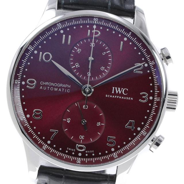 IWC IWC SCHAFFHAUSEN IW371616 ポルトギーゼ クロノグラフ 自動巻き メンズ 良品 保証書付き_845824の通販は 954,800円