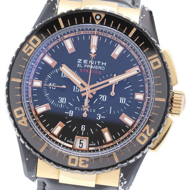 ゼニス ZENITH 85.2060.405 ストラトスフライバック 自動巻き メンズ _846822の通販は