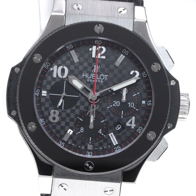 ウブロ HUBLOT 301.SB.131.RX ビッグ・バン スチールセラミック クロノグラフ 自動巻き メンズ 良品 _844214の通販は 390,060円