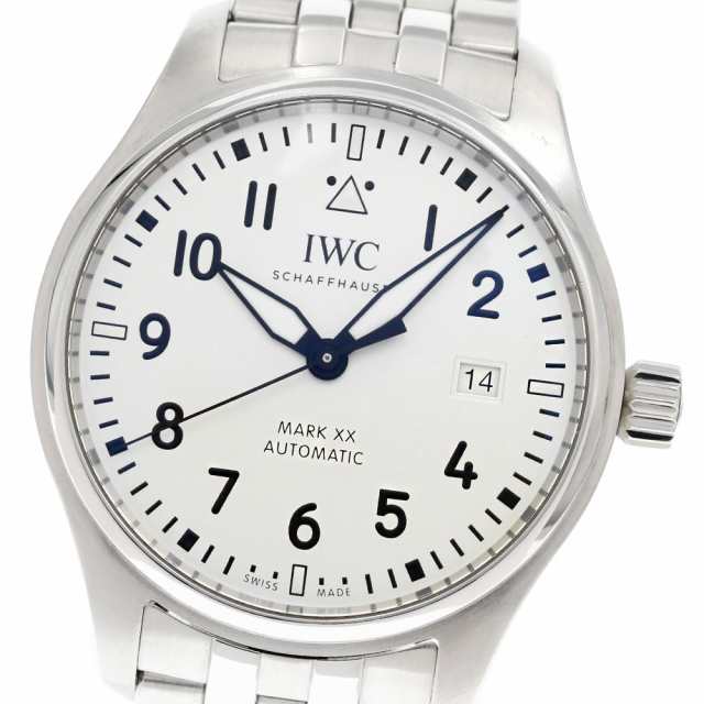 IWC SCHAFFHAUSEN IW328208 パイロットウォッチ マークXX デイト 自動巻き メンズ 良品 箱・保証書付き_845434の通販は