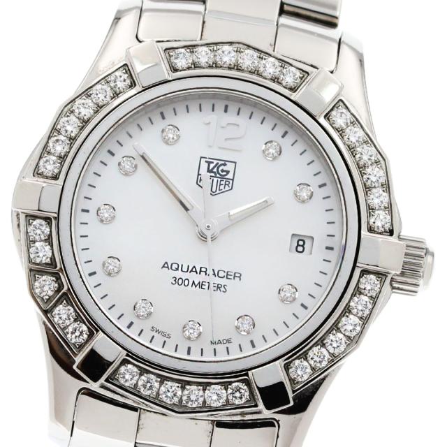 タグホイヤー TAG HEUER WAF1416 アクアレーサー ダイヤベゼル 10P クォーツ レディース _846542 タグホイヤー TAG HEUER WAF1416 アクアレーサー ダイヤベゼル 10P