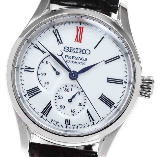セイコー SEIKO SARW049/6R27-00N0 プレザージュ パワーリザーブ 有田焼ダイアル 自動巻き メンズ _848060の通販は 142,780円
