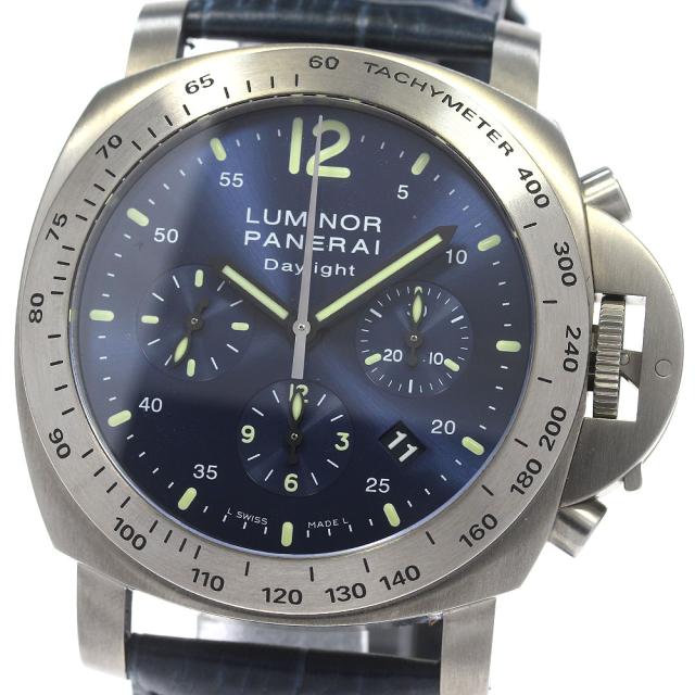 パネライ PANERAI PAM00326 ルミノール デイライト クロノグラフ 自動巻き メンズ 良品 _845808の通販は
