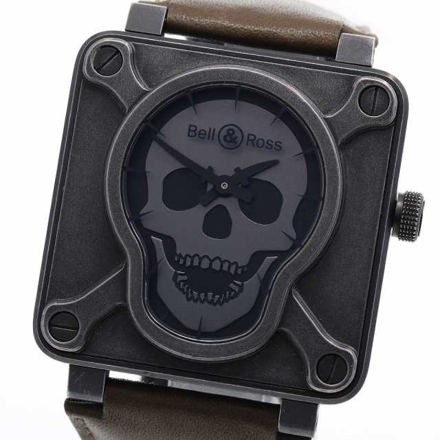 ベル＆ロス Bell＆Ross BR01-92-SA エアボーンII スカルフェイス 999本限定 自動巻き メンズ _845898の通販は