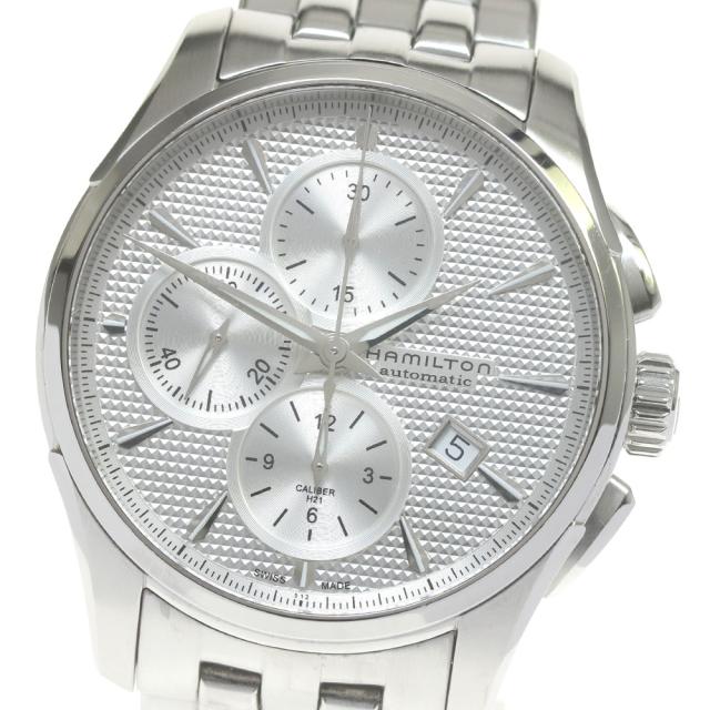 ハミルトン HAMILTON H325961 ジャズマスター クロノグラフ デイト 自動巻き メンズ 保証書付き_846436の通販は