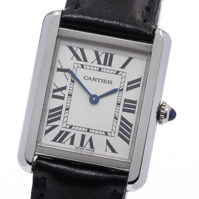カルティエ CARTIER タンクソロ SM クォーツ レディース 保証書付き_845389の通販は 163,900円