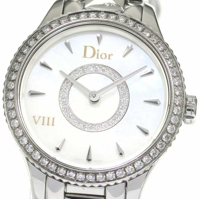 ディオール Dior CD151110 モンテーニュ VIII クォーツ レディース 箱・保証書付き_847958の通販は