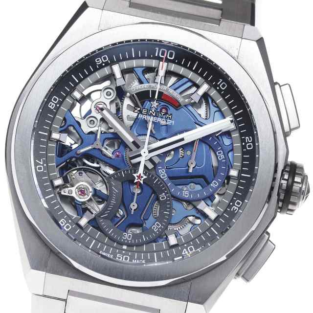 ゼニス ZENITH 95.9002.9004 デファイ エルプリメロ21 クロノグラフ 自動巻き メンズ 美品 箱・保証書付き_848700の通販は