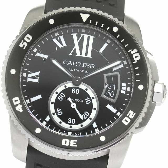 カルティエ CARTIER W7100056 カリブル ドゥ カルティエ ダイバー スモールセコンド 自動巻き メンズ _848515の通販は