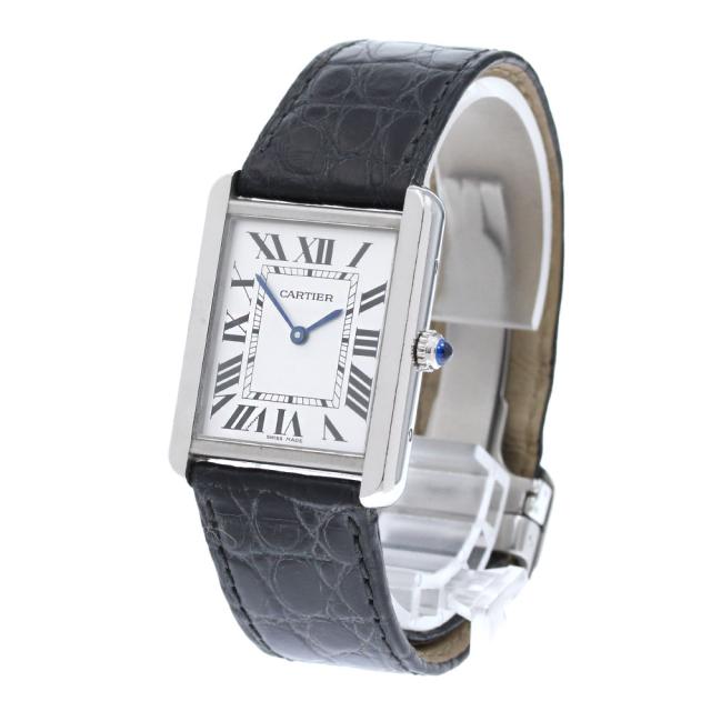 カルティエ CARTIER W5200003 タンクソロLM クォーツ メンズ _845745の  