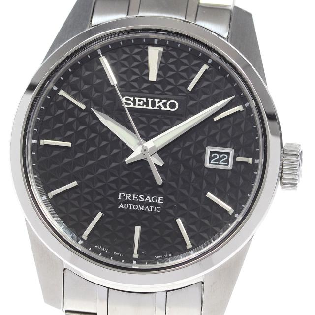 セイコー SEIKO 6R35-00V0/SARX083 プレサージュ デイト 自動巻き メンズ 美品 箱・保証書付き_846861の通販は