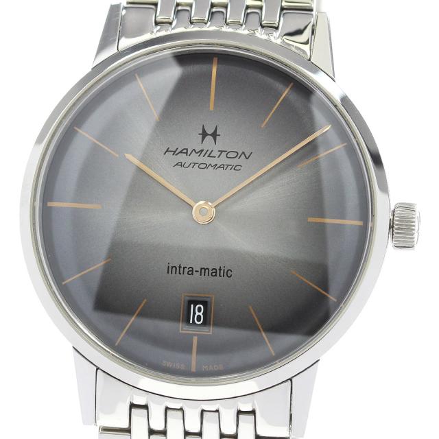 ハミルトン HAMILTON H384551 イントラマティック デイト 自動巻き 