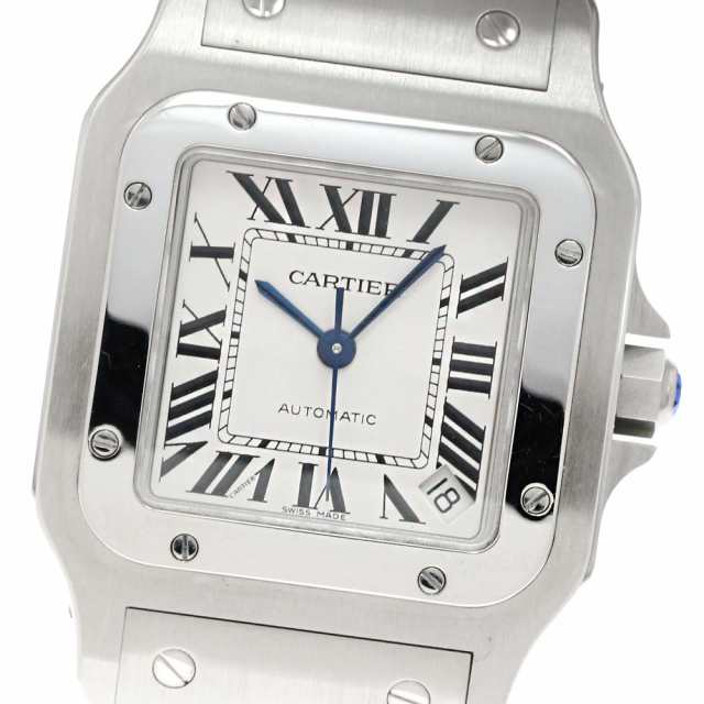 カルティエ CARTIER W20098D6 サントスガルベXL デイト 自動巻き メンズ 良品 _845736の通販は