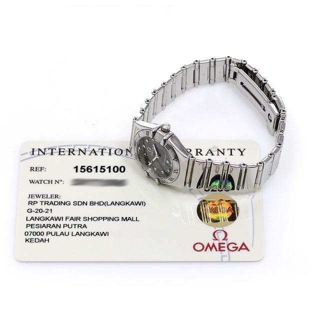 オメガ OMEGA 1561.51 コンステレーションミニ マイチョイス クォーツ レディース 保証書付き_861340