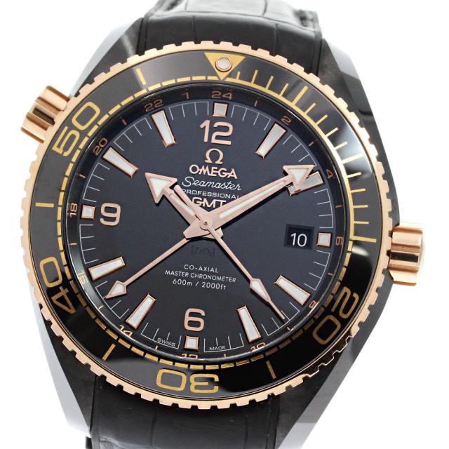オメガ OMEGA 215.63.46.22.01.001 シーマスター600 プラネットオーシャン ディープブラック GMT 自動巻き メンズ 箱・保証書付き_848076の通販は